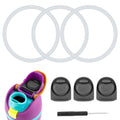 BOXOB 3pcs Bottle O Seal Ring & 3pcs Gasket Replacement Stopper for Owala FreeSip Cap, Silicone Water Bottle Plug Stopper BPA Fr