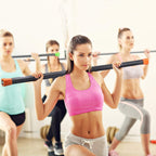 Yes4All Total Body Workout Weighted Pilates Bar, Body Bar For Exercise, Therapy, Aerobics, And Yoga, Strength Training, 5Lbs