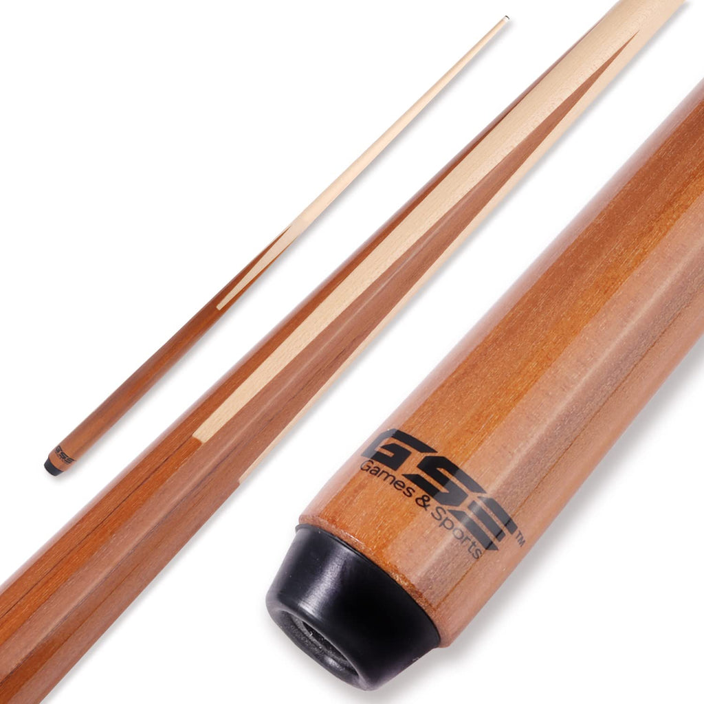 Gse 36'' 1-Piece Canadian Maple Shorty Billiard Pool Cue Sticks, Hardwood Billiard House Bar Pool Cue (36-Inch)