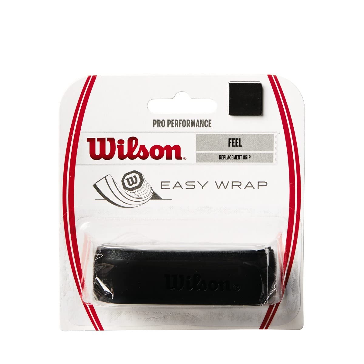 WILSON Sporting Goods Pro Performance Tennis Grip, Black, One Size