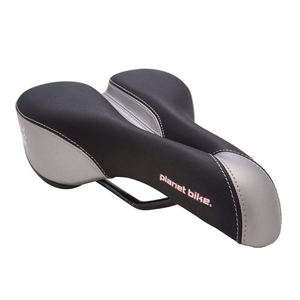 Planet Bike A.R.S. Classic Bike Seat - Men'S (Black & Silver)