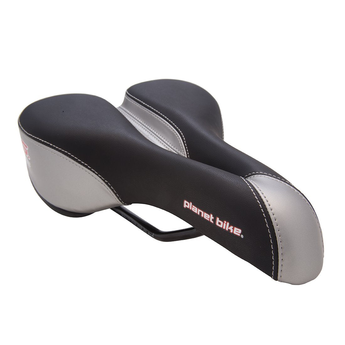 Planet Bike A.R.S. Classic Bike Seat - Men'S (Black & Silver)