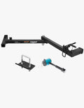 Young 250 lbs Heavy Duty Swing Away Hitch Adapter for Bike Rack & Cargo Carrier, Pre-Assembled 2 Hitch Extender