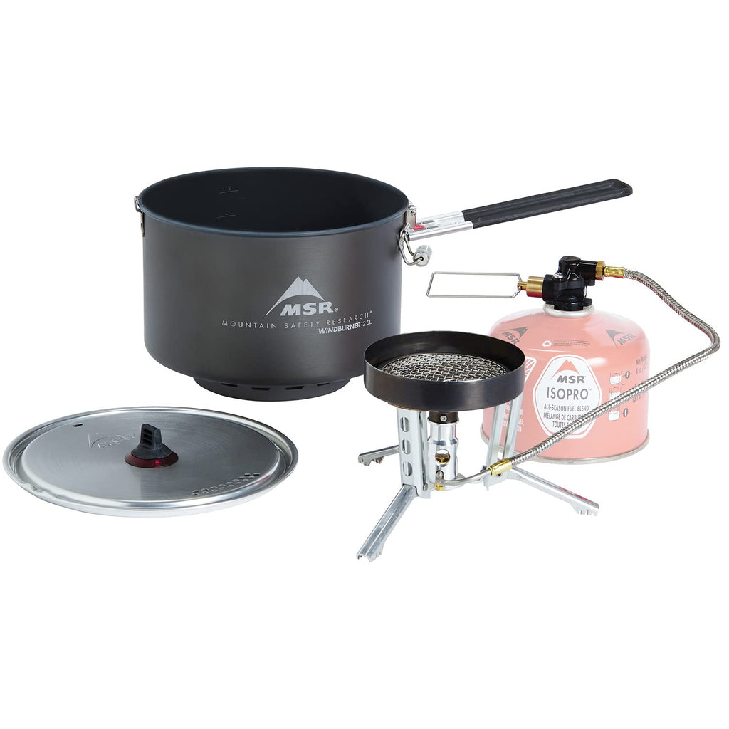 Msr Windburner Group Windproof Camping And Backpacking Stove And Cookware System