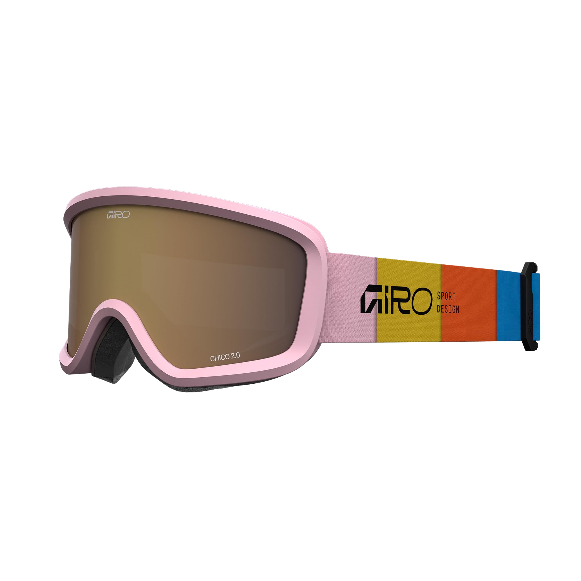 Giro Chico 2.0 Kids Snow Goggle Pink Blocks - Amber Rose