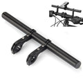 Bike Bicycle Double Handlebar Extender Extension,11.8(30 cm) Aluminum alloy Super Long Bracket Accessories,For Bike Mounts,Exten