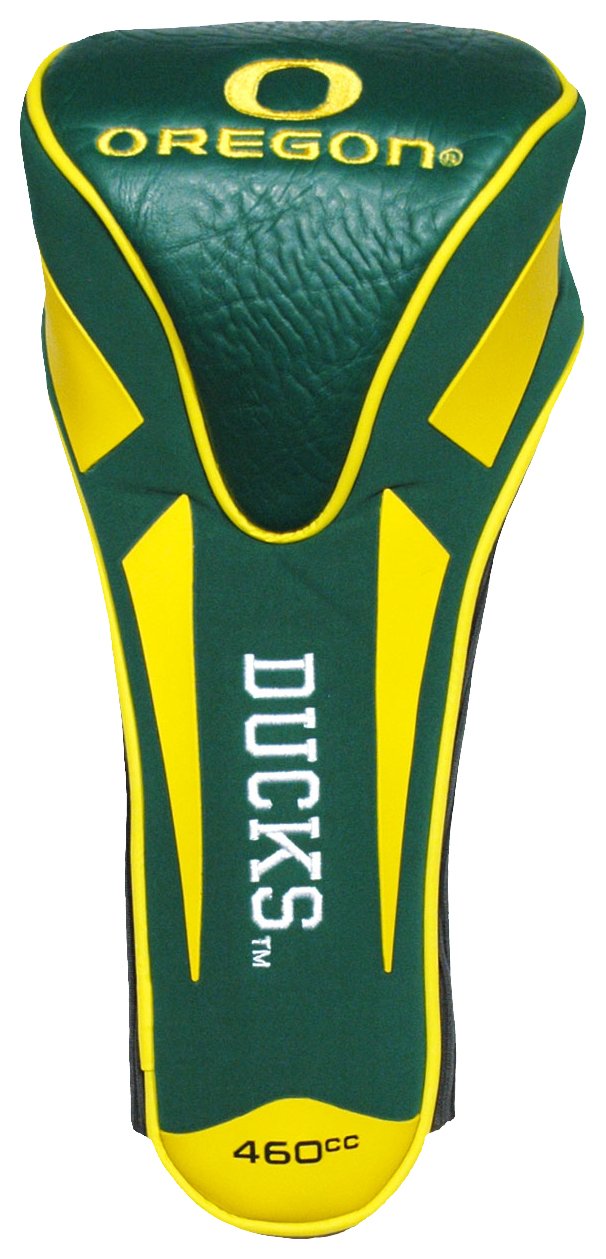 Team Golf NCAA Oregon Ducks Single Apex Driver Head Cover Golf Club Single Apex Driver Headcover, Fits All Oversized Clubs, Trul