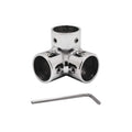 SHENGHUISS Boat Hand Rail Fitting Marine Grade 316 Stainless Steel Polished Pipe Connector with L Shape Hex Key 1 inch 90Tee Rai