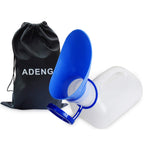 Adeng Unisex Urinal Bottle For Men And Women, Pee Bottle With Lid And Funnel, Travel Urinal Kit For Camping Outdoor, With A Carr