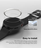 Ringke Inner Bezel Styling Stylish Stainless Steel Frame] Compatible With Samsung Galaxy Watch 5 Pro Case, Anti Scratch Protecto