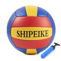 ABAJI Volleyball Red Blue Yellow Official Size Thicker PU Waterproof and Anti-Explosion Design Boys Girls Indoor Training Game O