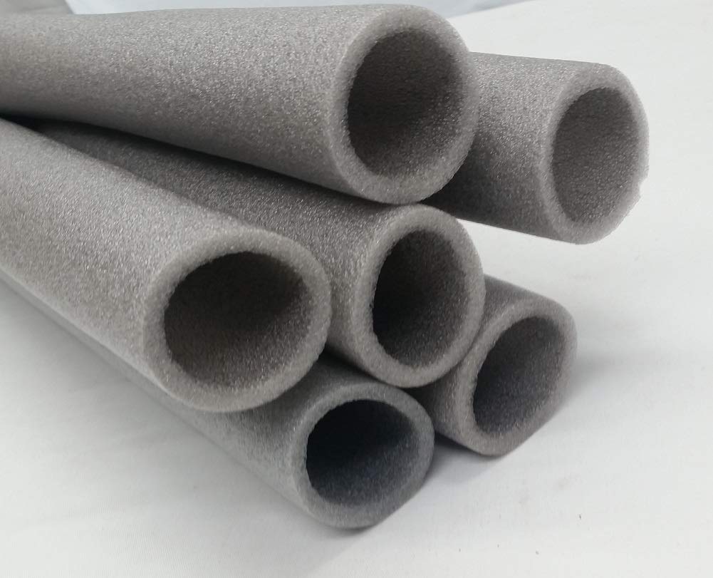 Airzone 38'' Gray Enclosure Pole Foam Tubes, 6-Pack