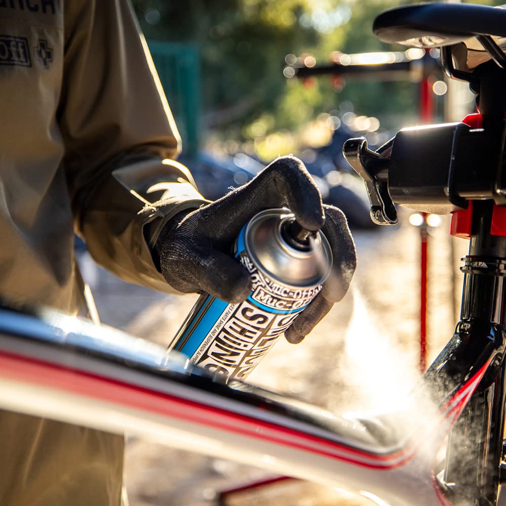 Muc Off Silicon Shine, 500 Milliliters - Highly Advanced, Friction-Reducing Bicycle Shine Spray For A Glossy Finish - Suitable F