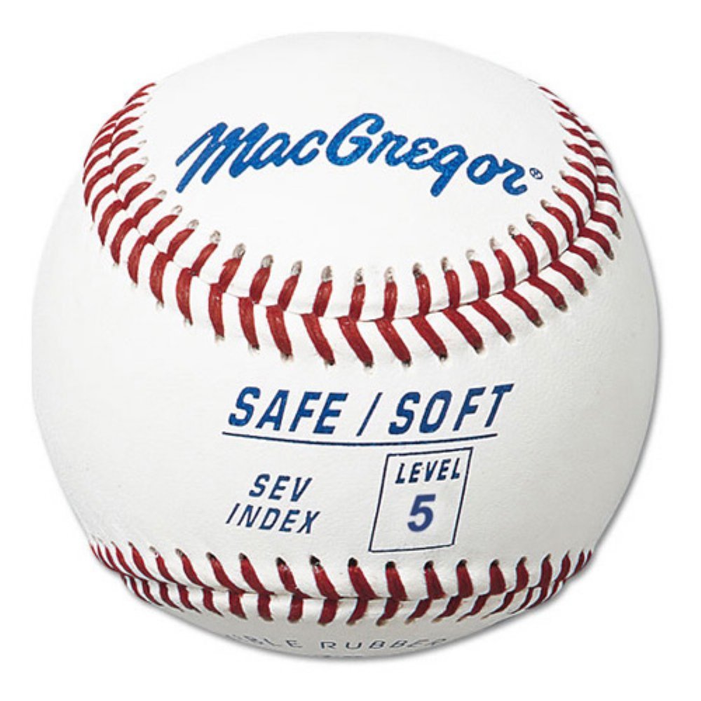Macgregor Safe/Soft Baseballs, Junior, Level 5 (One Dozen)
