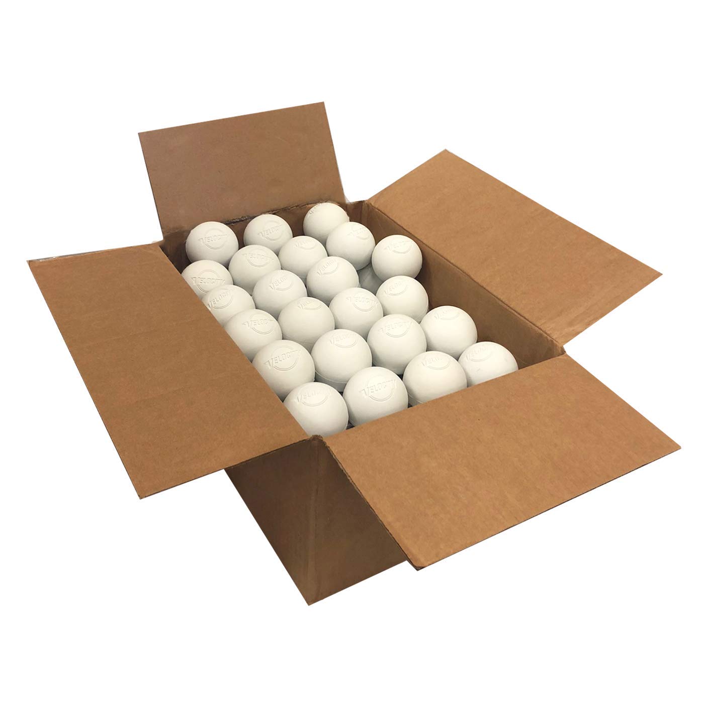 Velocity Lacrosse Balls - 60 Packs - Official Nfhs And College Approved Size - White