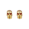 Trick Tops Skull Valve Caps, Gold