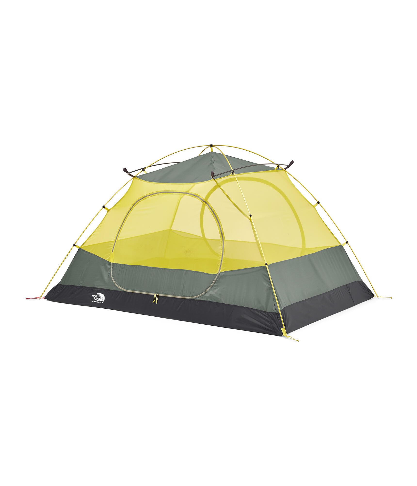 THE NORTH FACE Stormbreak 3 Three-Person Camping Tent - Ventilation Openings for Optimal Airflow, Water Repellent Finish, Agave 