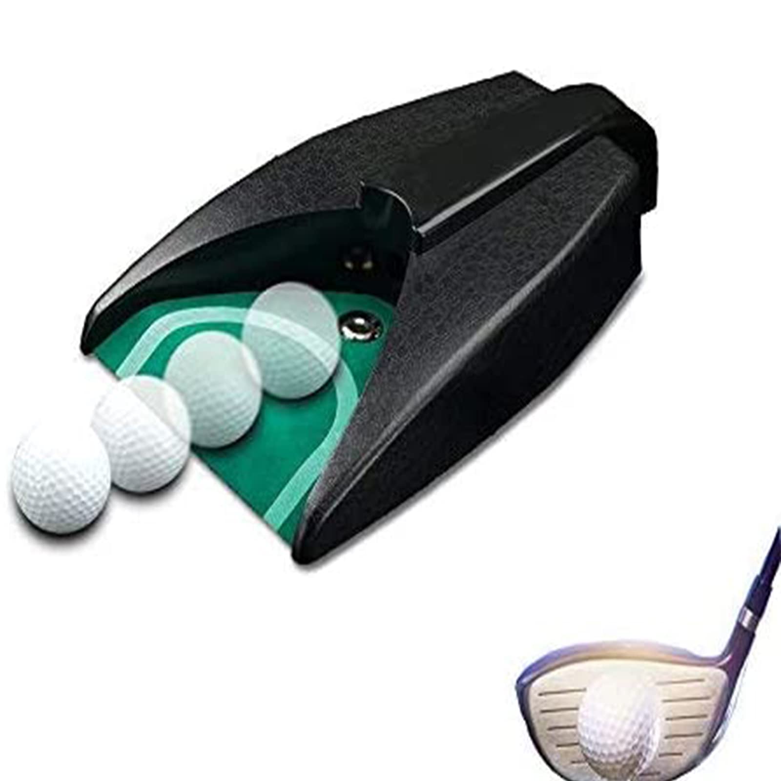 Enshey Golf Automatic Putting Cup, Golf Return Machine For Training Indoor Office, Golf Hole Auto Returning Practice For Outdoor