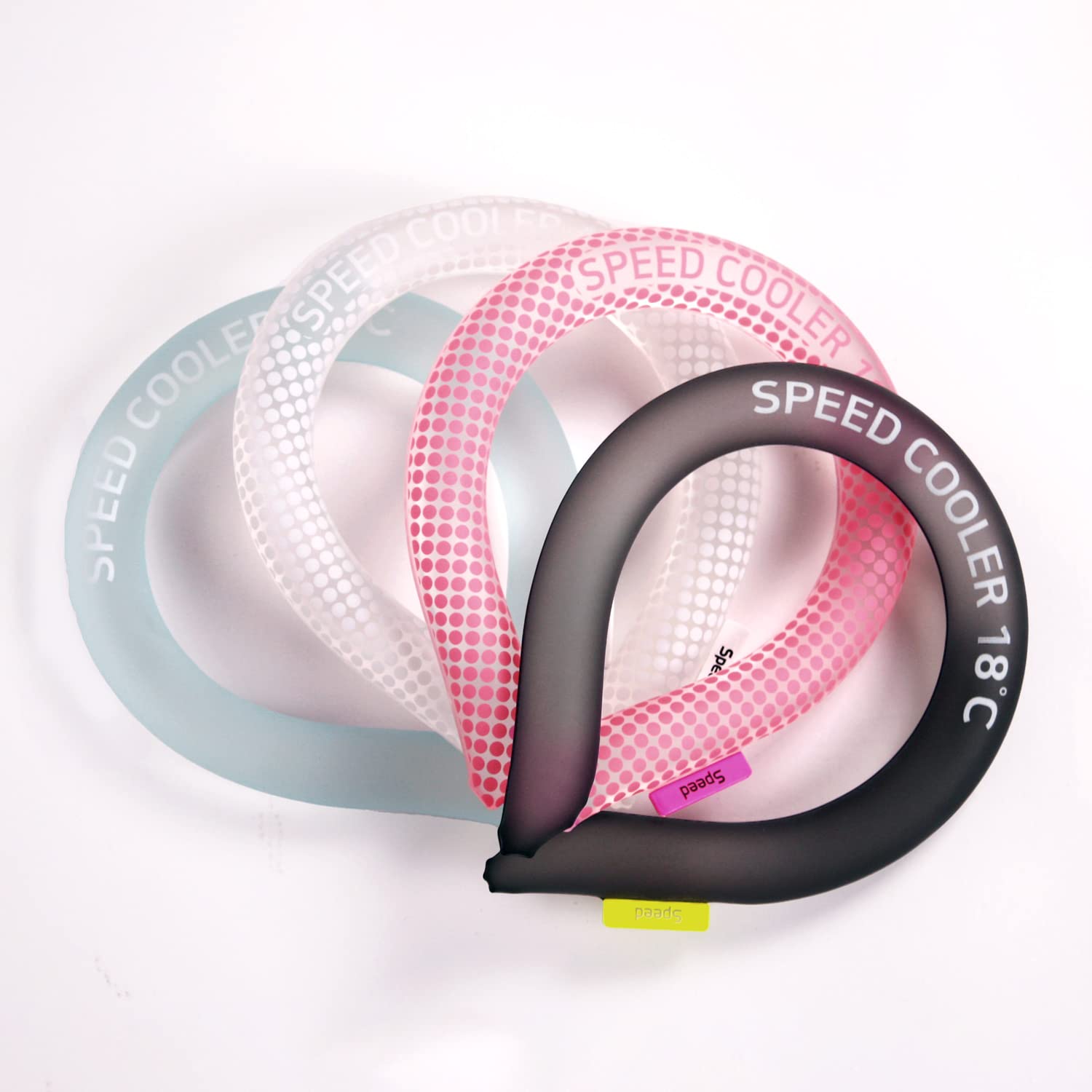 Speedusa Insta Speed Neck Coolers (2-Pack) (Pinkdot & Darkgray)