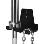 Yes4All Vertical Wall Mounted Olympic Barbell Holder, Barbell Storage Rack, Hanging Barbell Rack For Home Fitness Equipment (2 B