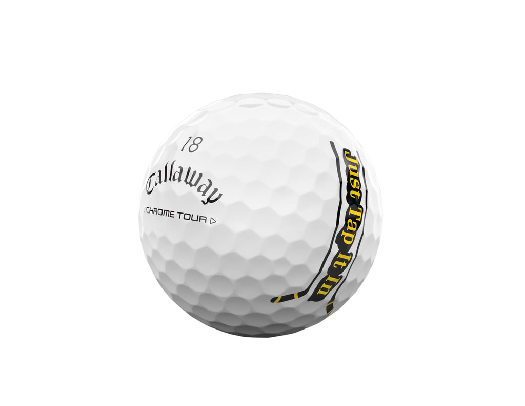Callaway Golf Chrome Tour Happy Gilmore Golf Ball (Truvis, Tap It in)