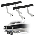 ExploreHorizon 60 Boat Trailer Guide, 2PCS Rustproof Steel Trailer Guide ons, Trailer Guides with Carpet-Padded Boards, Mounting