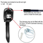 Topcabin 1 Pair Bike Brake Lever Aluminum Alloy Bicycle Brake Lever For Road Bike Bicycle Metal Rubber Parts