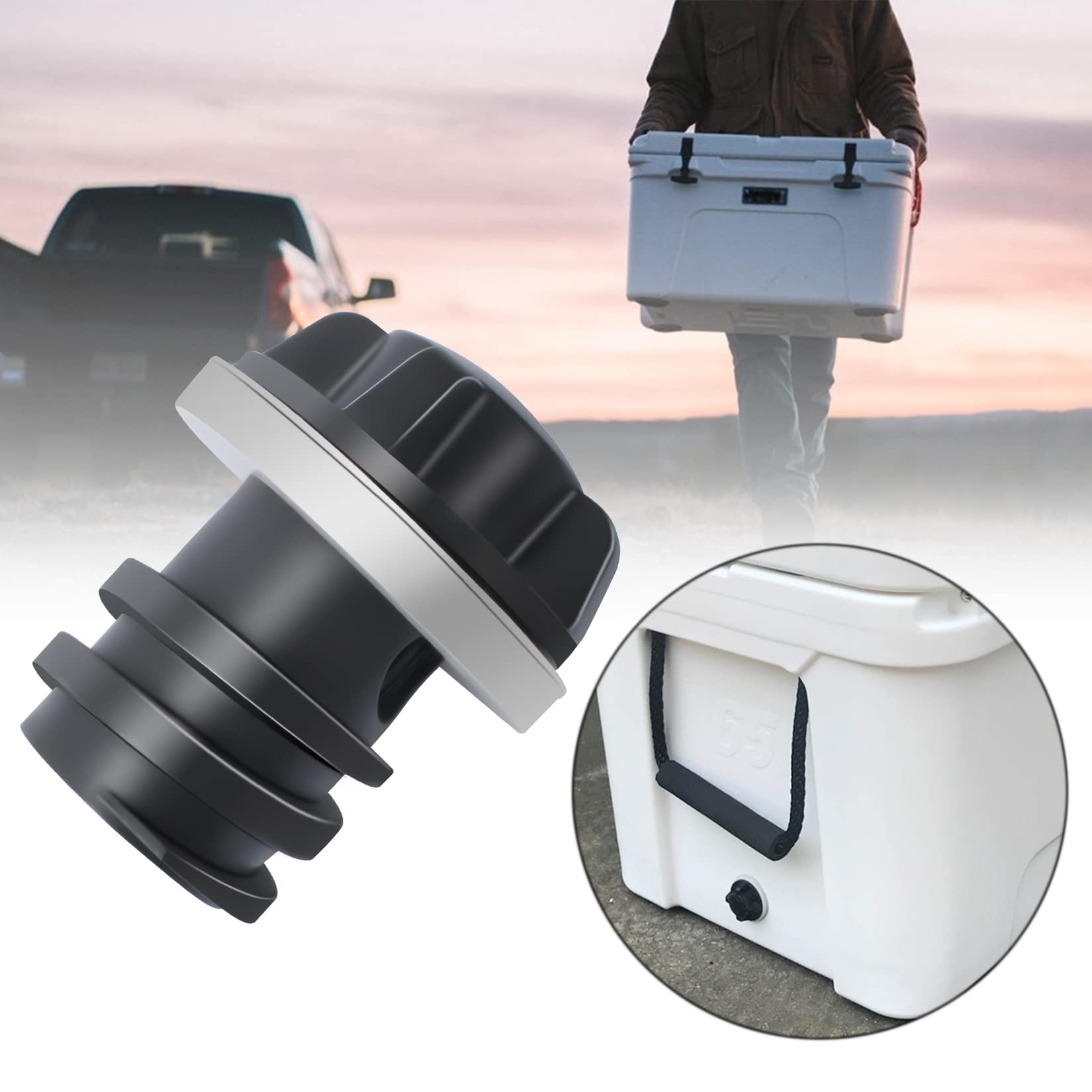 Cooler Drain Plug Replacement Compatible With Yeti'S Line Of Roadie And Tank Coolers And Rtic Coolers Leak-Proof Accessories