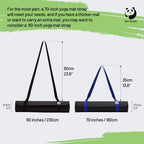Slim Panda Yoga Mat Straps For Carrying,Adjustable Yoga Mat Carrier, Yoga Mat Sling(Yoga Mat Not Included)(Dark Blue)