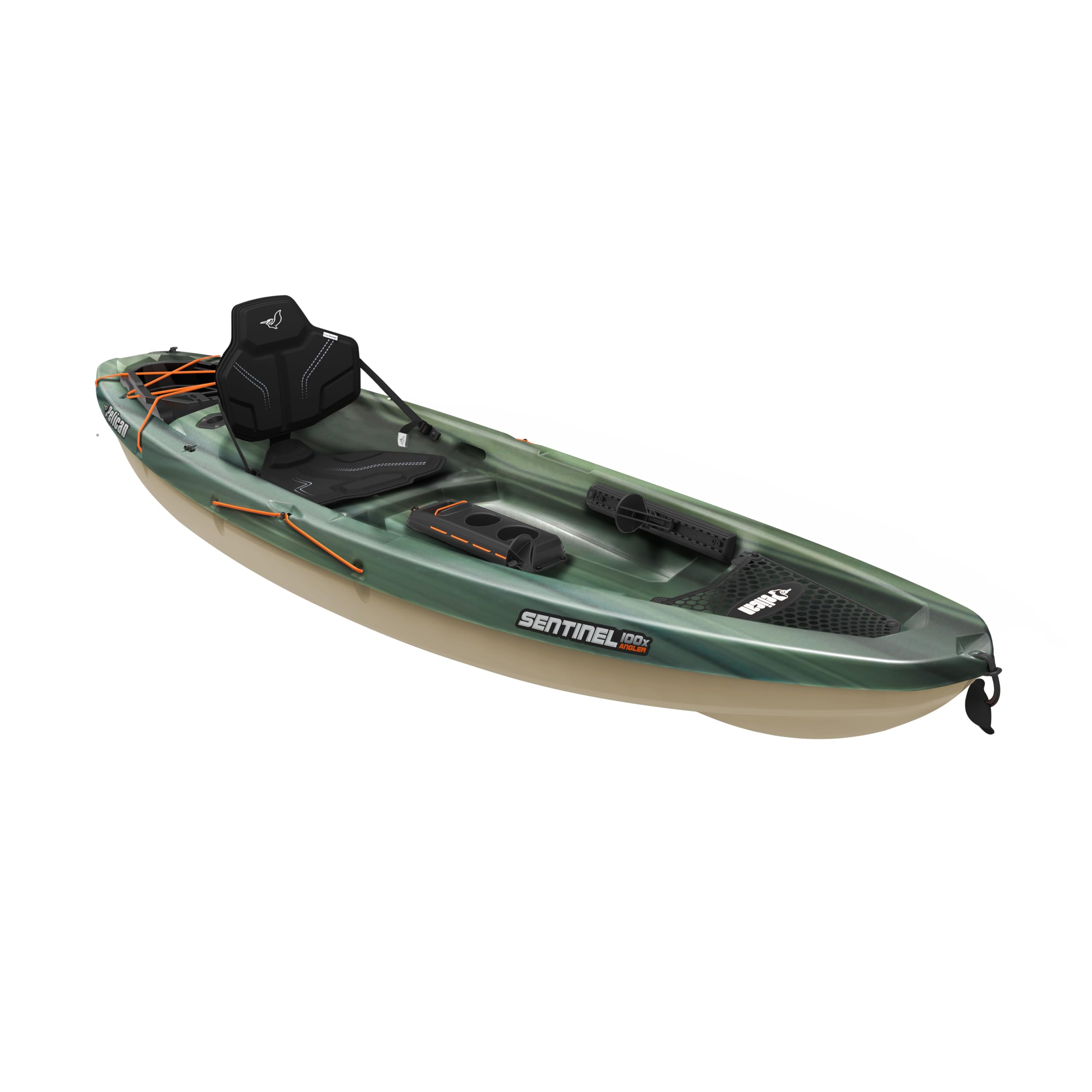 Pelican Sentinel 100X Angler Fishing Kayaksit-On-Top Kayaklightweight One Person Kayak9.6 Ft