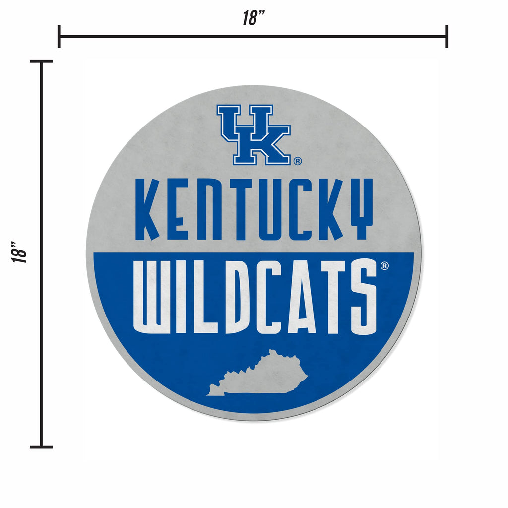 Rico Industries Ncaa Kentucky Wildcats Classic Shape Cut Pennant - Home And Living Room D  Cor - Soft Felt Ez To Hang