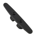 Schaefer Open Base Black Anodized Forged Aluminum Cleat Fits Up To 5/8-Inch Line, 6-Inch/152Mm