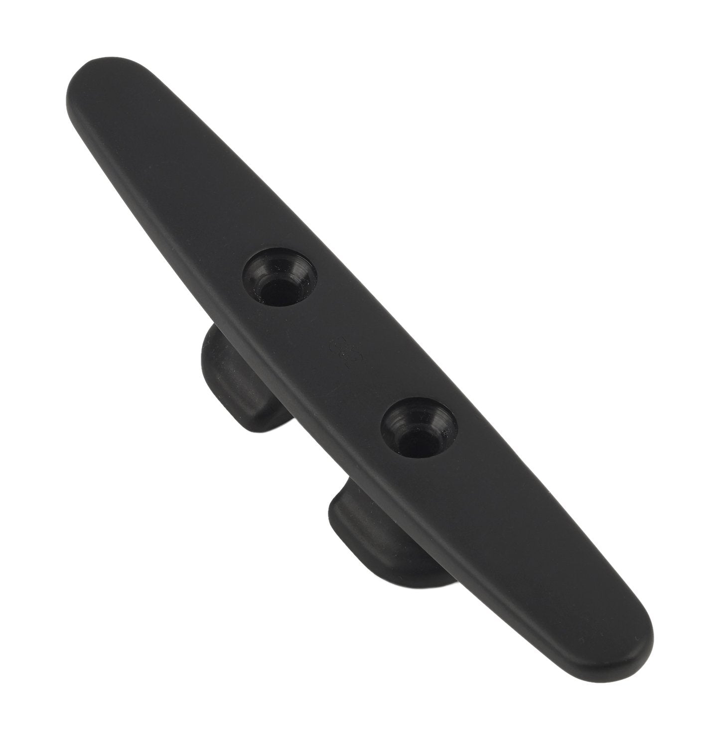 Schaefer Open Base Black Anodized Forged Aluminum Cleat Fits Up To 5/8-Inch Line, 6-Inch/152Mm
