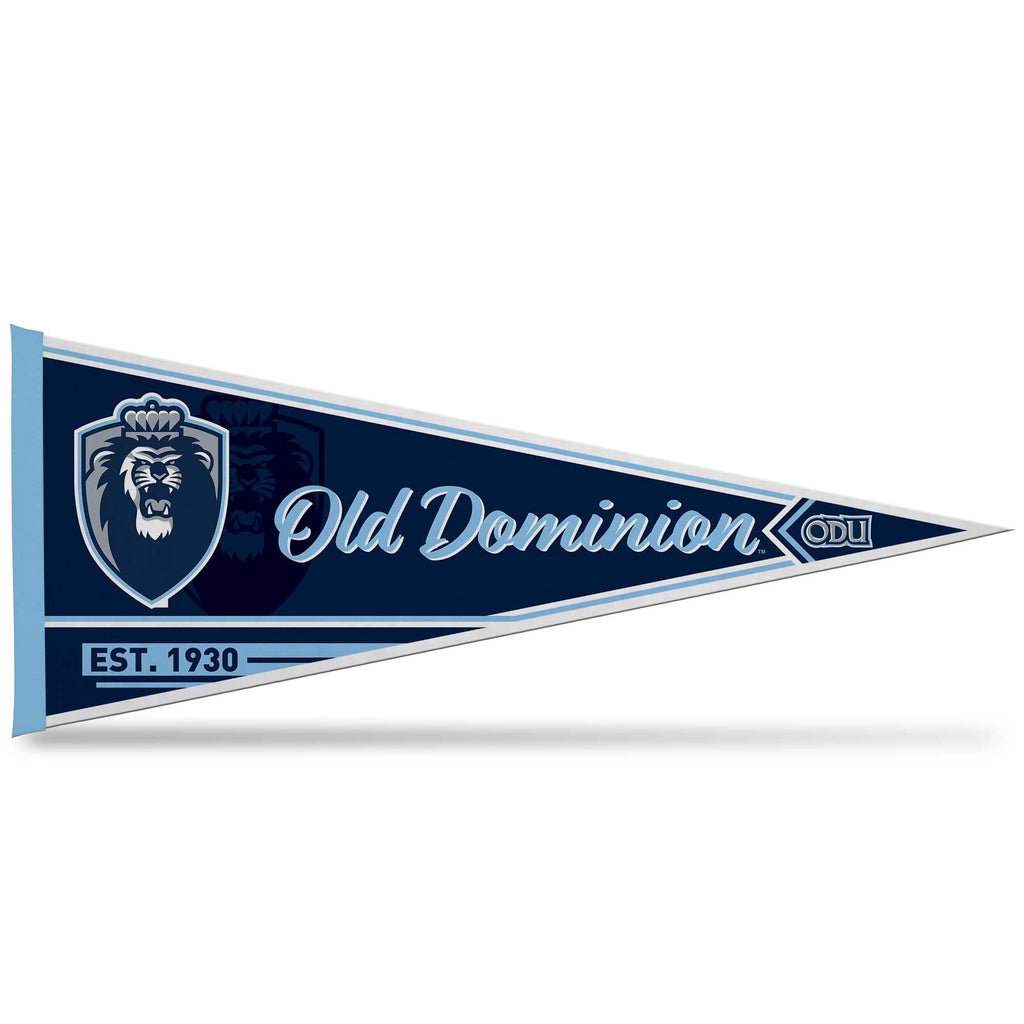 Rico Industries Ncaa Old Dominion Monarchs Classic 12'' X 30'' Felt Wall D  Cor Pennant - Great For Home/Bed Room/Man Cave D  Co