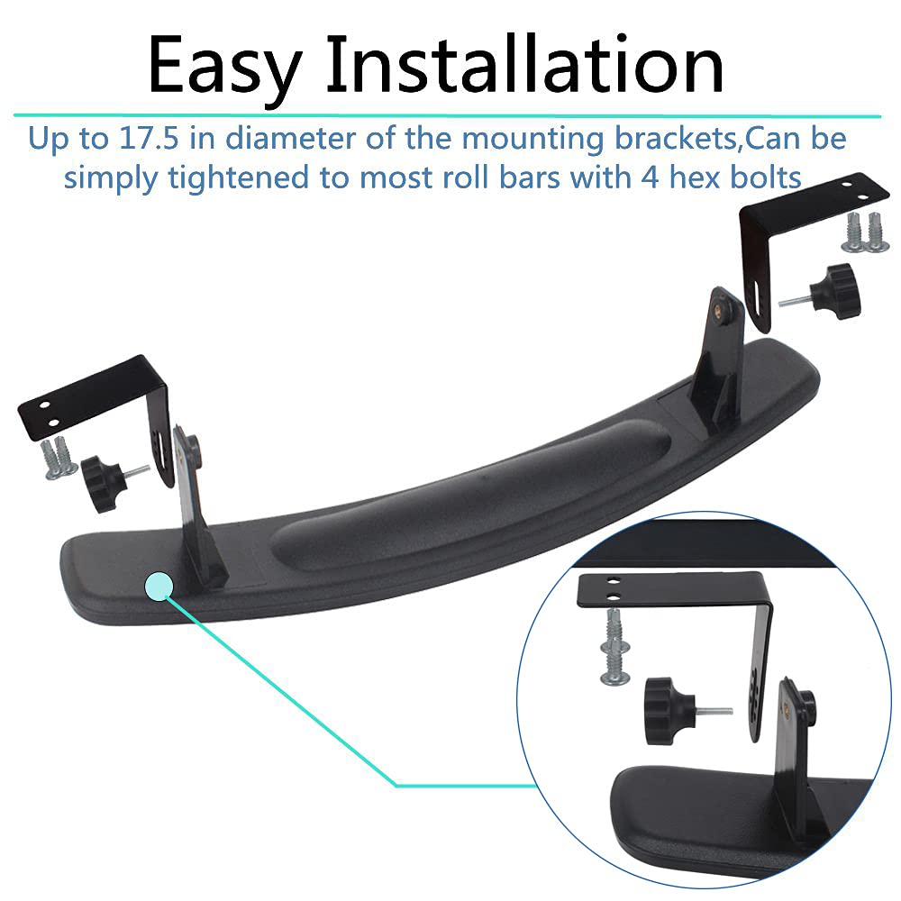 Hkoo Golf Cart Rear View Mirror,16.5'' Extra Wide 180 Degree Panoramic Rear View Mirror Fit For Golf Cart Ezgo Club Car Yamaha (