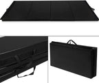 Goflame Gymnastics Mat Folding 4X10X2, Thick Exercise Mat With Carrying Handles, Gym Fitness Aerobics Mat For Yoga, Tumbling, Gy