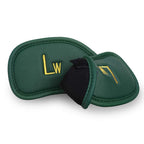 Craftsman Golf 12Pcs Thick Synthetic Leather Green Golf Iron Head Covers Set Headcover Fit All Brands Callaway Ping Taylormade C