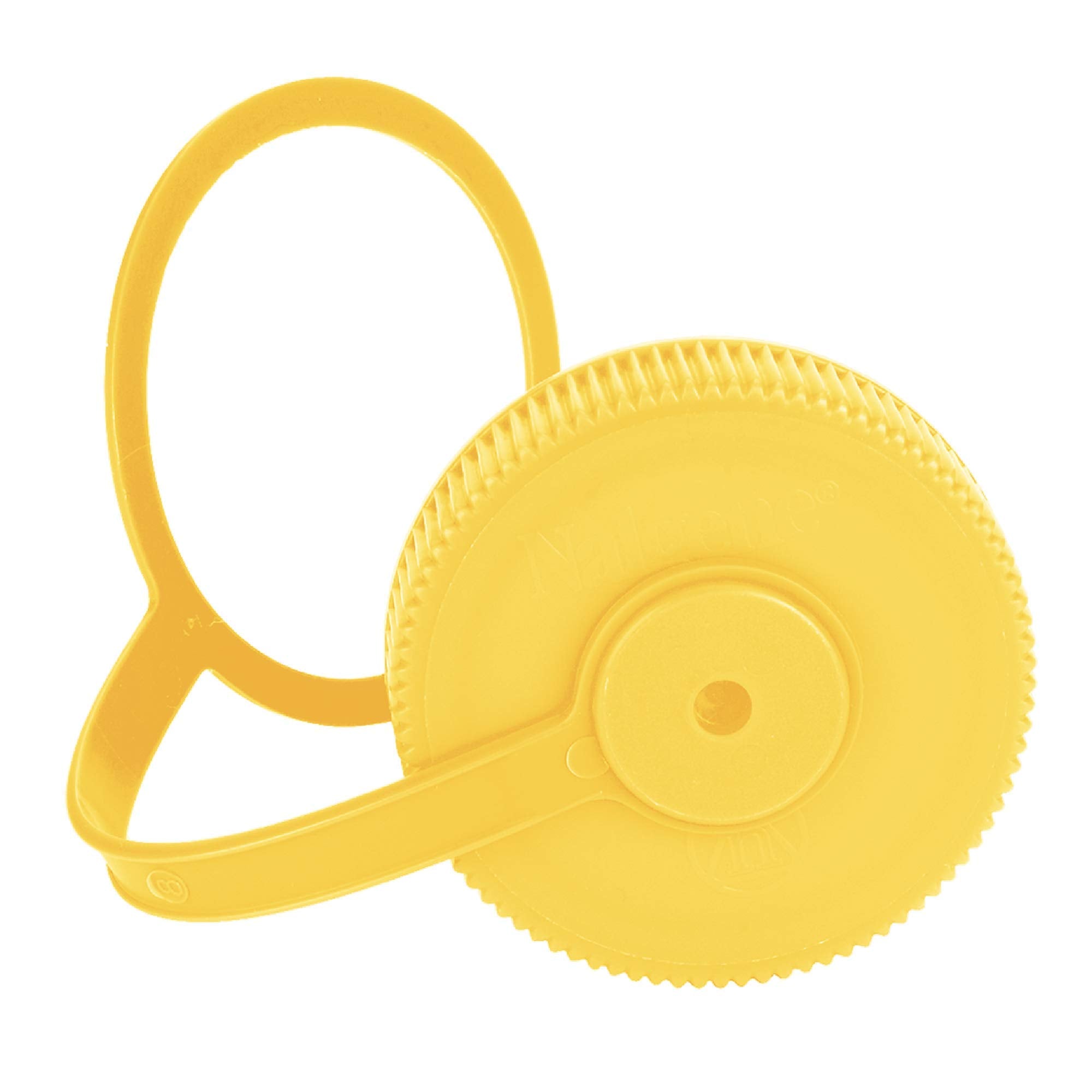 Wide Mouth Loop-Top Lids - Yellow