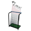 Golf Club Display Rack Metal Golf Putter Storage Organizer Floor Stand Storage Box Landing Rack Storage Equipment (9-Hole Putter