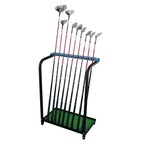 Golf Club Display Rack Metal Golf Putter Storage Organizer Floor Stand Storage Box Landing Rack Storage Equipment (9-Hole Putter