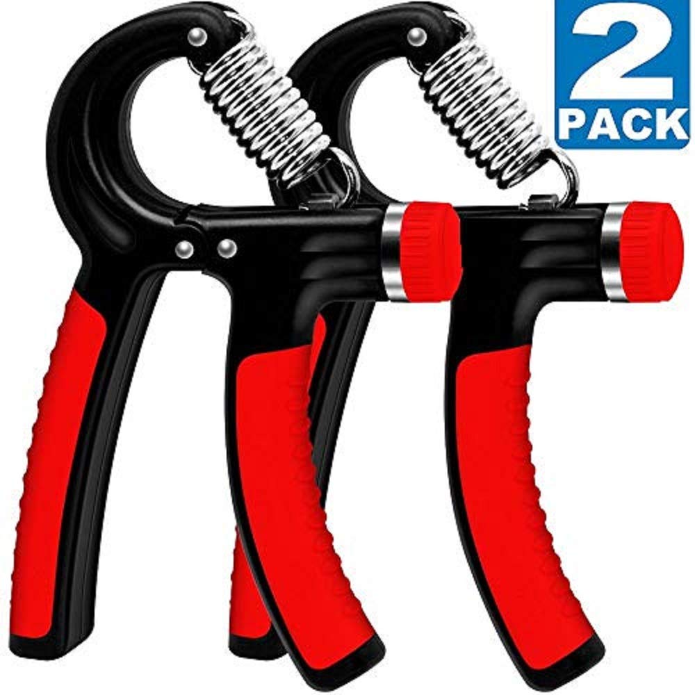 the toy town FIT Toy Hand Grip Strengthener Strength (Set of 2) Increasing Hand Wrist Forearm Trainer Exerciser Adjustable Resis