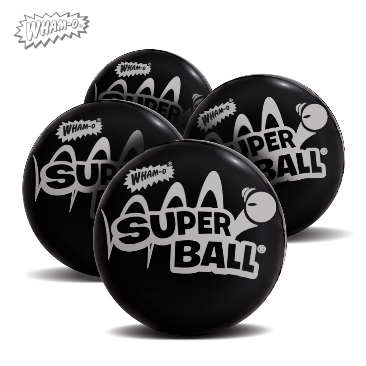 Wham-O The Original Superball With Zectron (4 Pack Bundle)