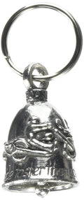 Hot Leathers Bea1025 Silver Never Ride Faster Guardian Bell 1X1.5