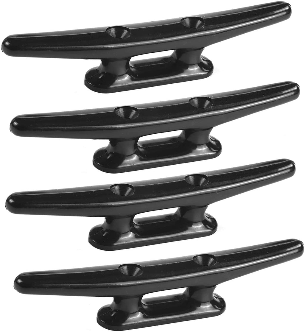 Mizugiwa Nylon Boat Cleats Dock Cleats Black 8 Inch Boat Ties,Kayak Rope Tie Cleat,Rope Cleat,Kayak Cleat For Boat Docks,Kayaks,