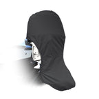 Savvycraft Heavy Duty Outboard Motor Cover, Waterproof 600D Polyester Full Size Boat Engine Cover For Motor Up To 100-150 Hp Bla
