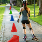 Mirepty 7 Inch Plastic Traffic Cones Sport Training Agility Marker Cone For Soccer, Skating, Football, Basketball, Indoor And Ou