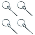Tent Pole Rings And 2 Pins Jcbiz 4Pcs Stainless Steel Rings With 2 Pins For Outdoor Camping Hiking Fishing Travel Tent Accessori