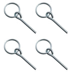 Tent Pole Rings And 2 Pins Jcbiz 4Pcs Stainless Steel Rings With 2 Pins For Outdoor Camping Hiking Fishing Travel Tent Accessori
