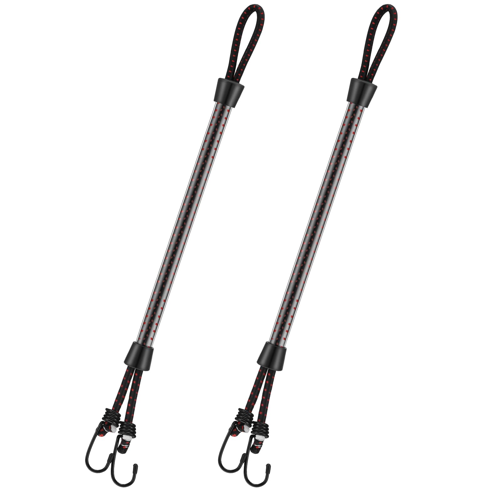 Tandefio 2 Pcs Dock Rods For Boat Docking 16 Inch Dock Boat Mooring Poles, Bungee Lines With Hook, Speedboat Accessories For Men