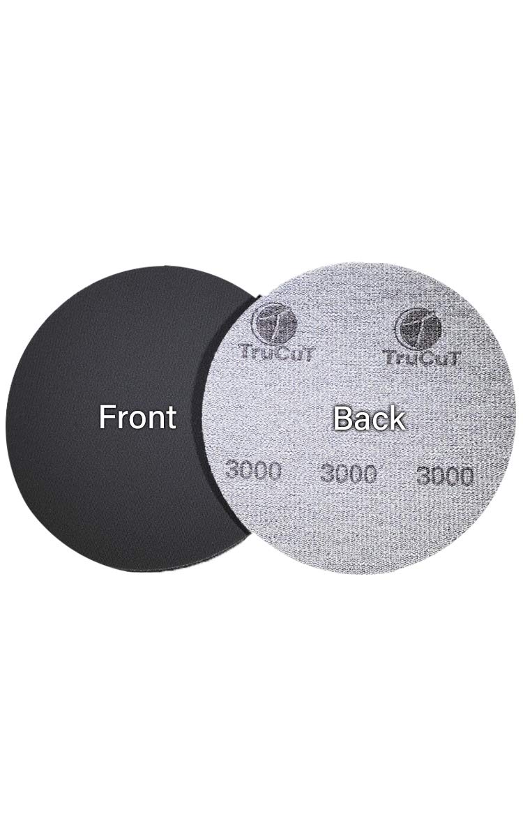Trucut Sanding Pad  3000 Grit  5'' Diameter  Sanding Pads Made For Bowling Balls  Bowling Ball Resurfacing Pads  Surface Managem